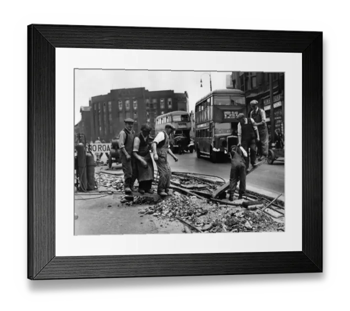 Framed Print : Workers Playtime? No. and its not a see-saw game either