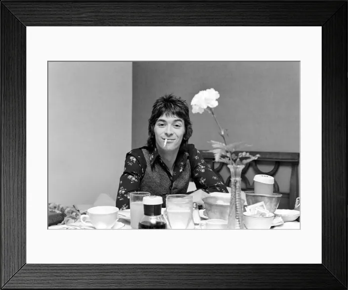 Framed Print : The Faces tour of the USA and Canada, February and March 1975 Framed Print : The Faces tour of the USA and Canada, February and March 1975