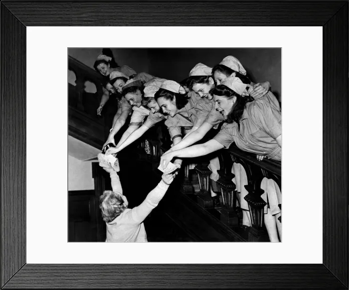 Framed Print : Happy Girls at Houseworkers University Framed Print : Happy Girls at Houseworkers University