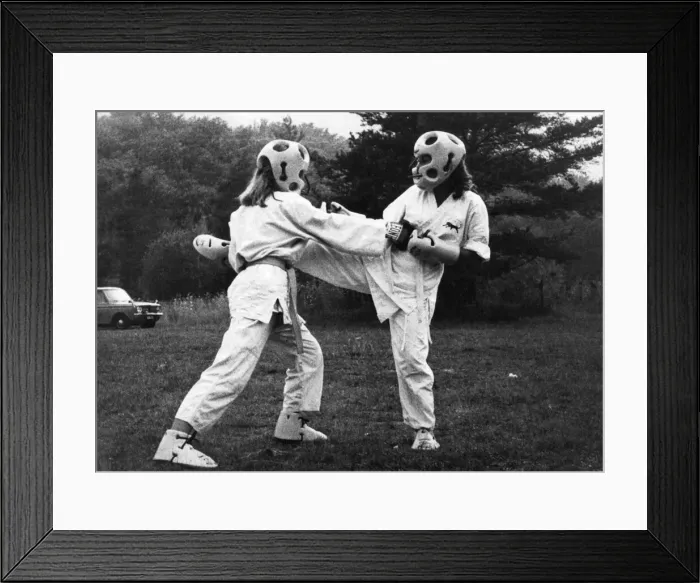 Framed Print : Children are taught to Self Defence at the Borottos Academy. October 1978 P009991