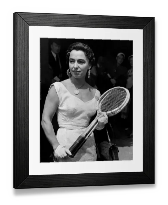 Framed Print : Mrs. Marie Weiss of Argentine, wearing a white satin dress Framed Print : Mrs. Marie Weiss of Argentine, wearing a white satin dress