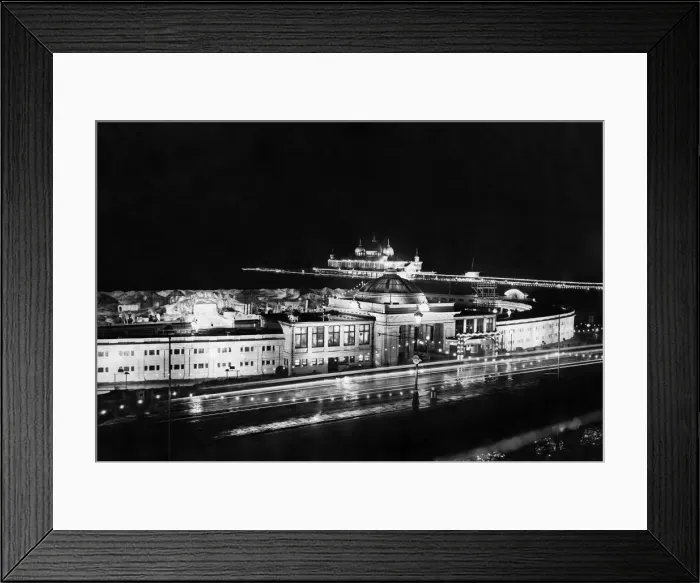 Framed Print : Blackpool illuminations. September 1950 Framed Print : Blackpool illuminations. September 1950