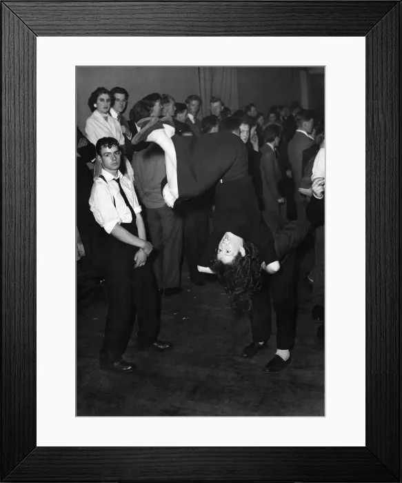 Framed Print : This is the life! Up and over she goes. Its her idea of rock n