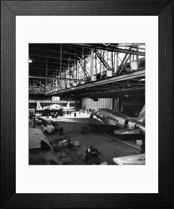 Framed Print : The Plane, The King And Queen Chose. A plane very much in production news Framed Print : The Plane, The King And Queen Chose. A plane very much in production news