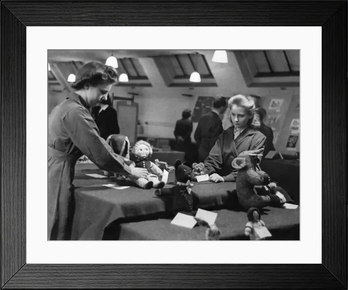 Framed Print : World War II: Home Front. Dorothy Meadows (16) and Paela Gearing (14 Framed Print : World War II: Home Front. Dorothy Meadows (16) and Paela Gearing (14