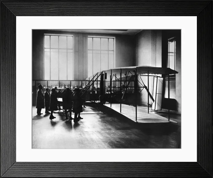 Framed Print : The original olane in which Wilbur and Orville Wright made their historic flights in 1903