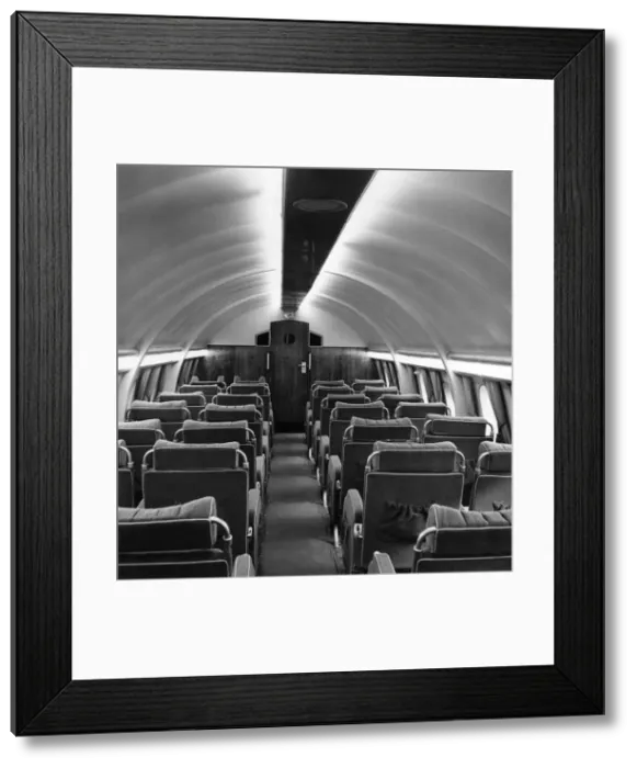 Framed Print : Luxurious interior of the new Handley Page Hermes - fastest British airliner Framed Print : Luxurious interior of the new Handley Page Hermes - fastest British airliner