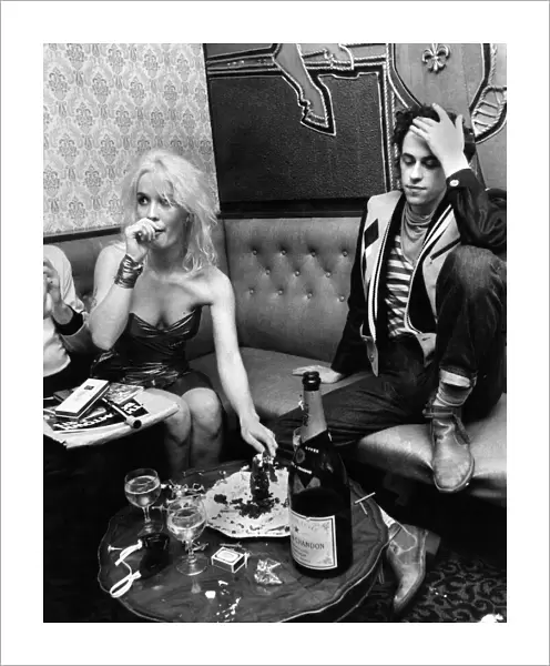 'Boomtown Rats'On Tour. Bob Geldof and girlfriend Paula Yates