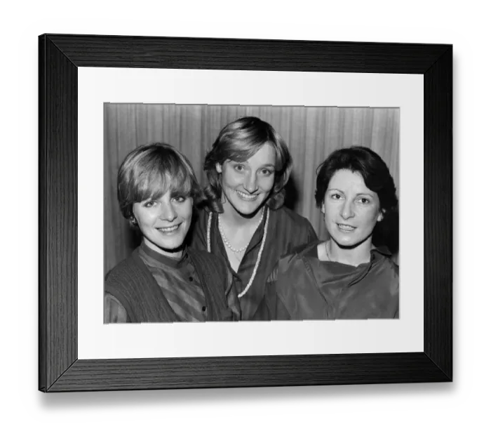 Framed Print : Rachel Bayliss, Lucinda green, and Virginia Holgate. British Eventing team riders