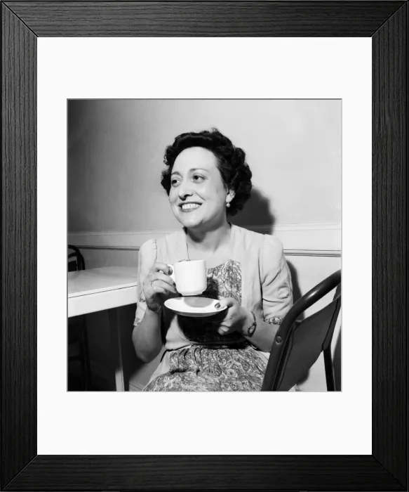 Framed Print : Miss Betty Corn, A Holborn council clerk who has been appointed by the Government to a Framed Print : Miss Betty Corn, A Holborn council clerk who has been appointed by the Government to a