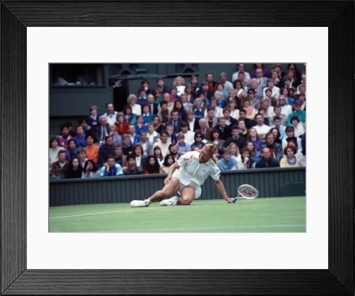 Framed Print : All England Lawn Tennis Championships at Wimbledon Ladies Singles First Round