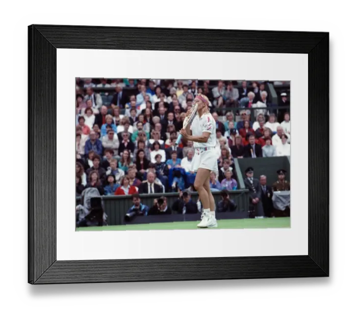 Framed Print : All England Lawn Tennis Championships at Wimbledon Ladies Singles First Round