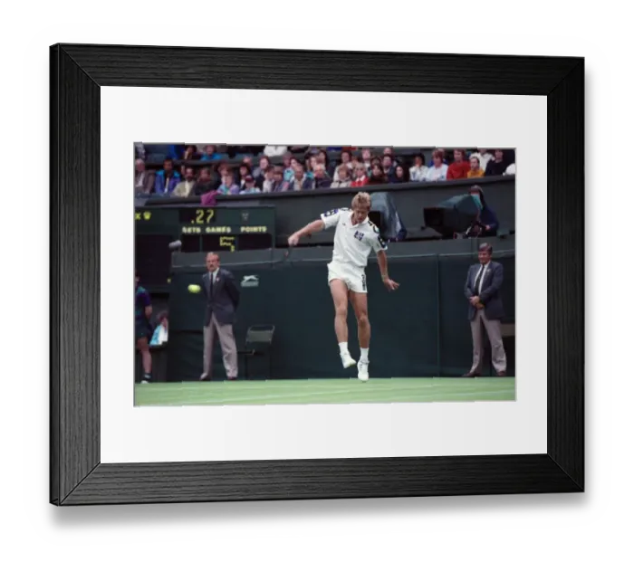 Framed Print : All England Lawn Tennis Championships at Wimbledon Mens Singles First Round