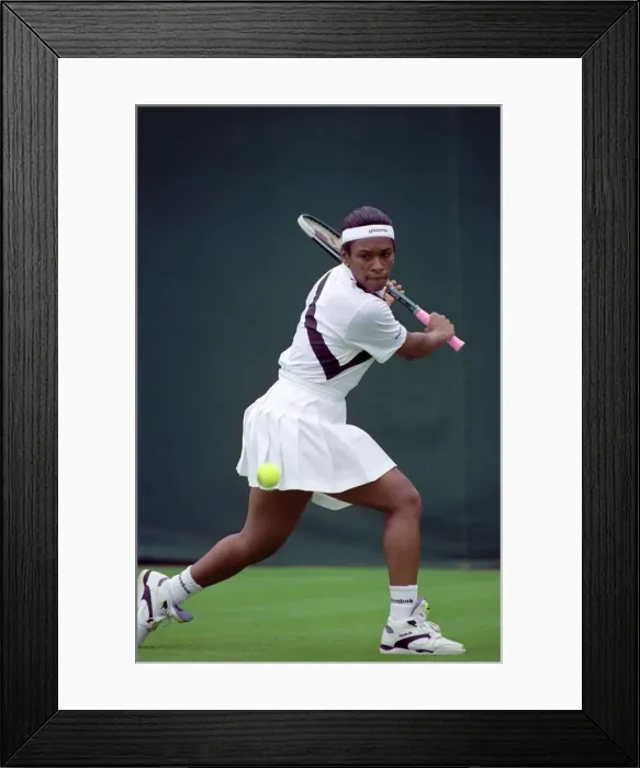 Framed Print : All England Lawn Tennis Championships at Wimbledon Ladies Singles First Round