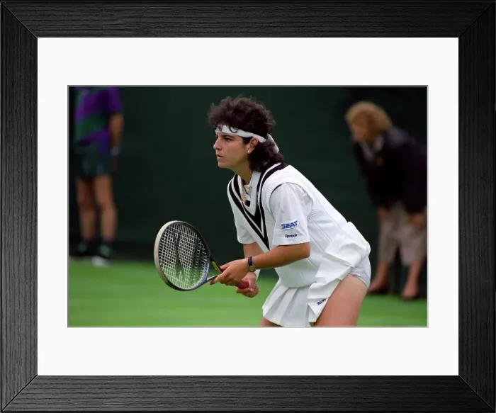 Framed Print : All England Lawn Tennis Championships at Wimbledon Ladies Singles Arantxa