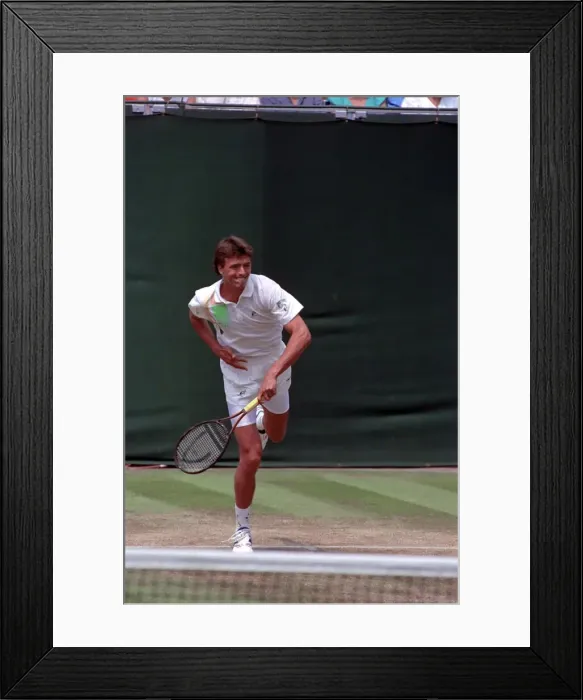 Framed Print : All England Lawn Tennis Championships at Wimbledon Mens Singles Third Round