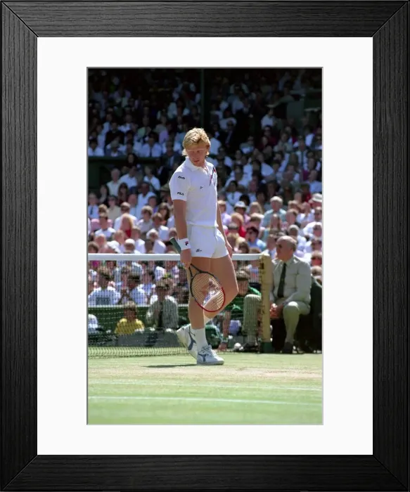 Framed Print : All England Lawn Tennis Championships at Wimbledon Mens Singles Final Boris