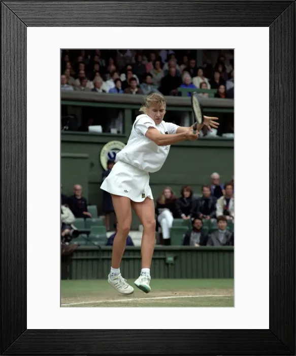 Framed Print : All England Lawn Tennis Championships at Wimbledon Ladies Singles Semi Final