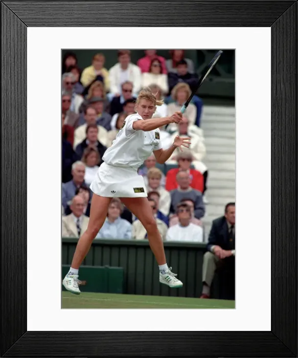 Framed Print : All England Lawn Tennis Championships at Wimbledon Ladies Singles Semi Final Framed Print : All England Lawn Tennis Championships at Wimbledon Ladies Singles Semi Final