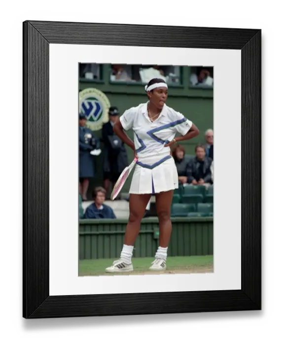 Framed Print : All England Lawn Tennis Championships at Wimbledon Ladies Singles Semi Final