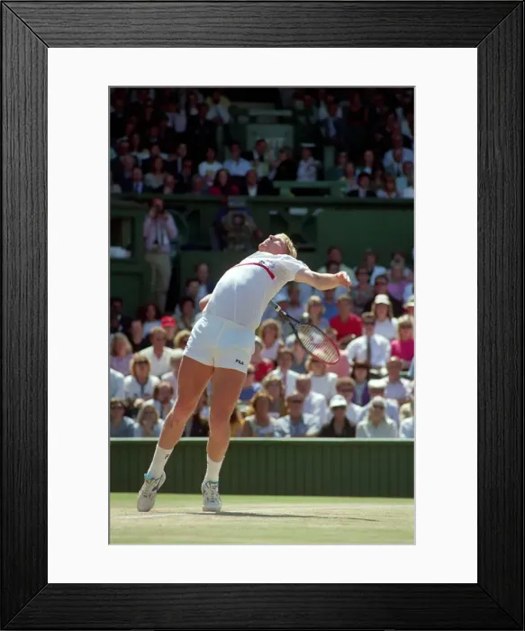 Framed Print : All England Lawn Tennis Championships at Wimbledon Mens Singles Final Boris
