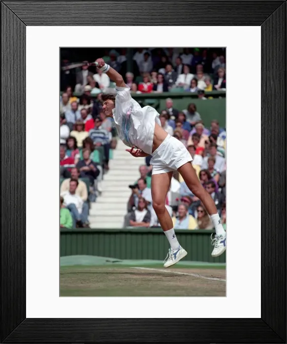Framed Print : All England Lawn Tennis Championships at Wimbledon Mens Singles Semi Final