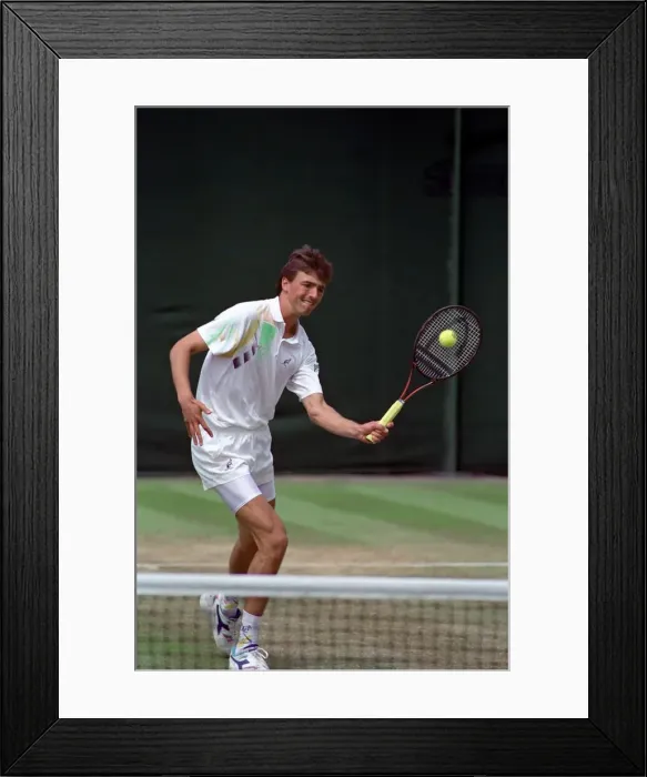 Framed Print : All England Lawn Tennis Championships at Wimbledon Mens Singles Third Round Framed Print : All England Lawn Tennis Championships at Wimbledon Mens Singles Third Round