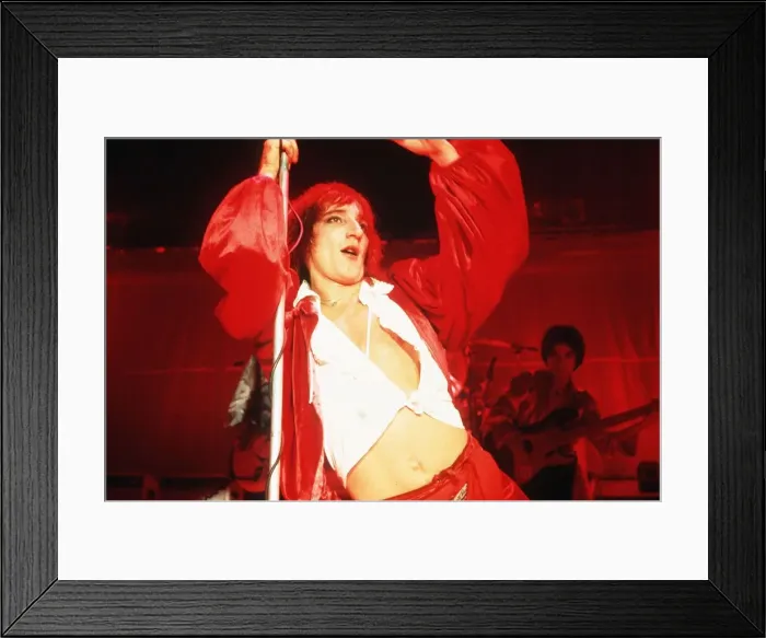 Framed Print : Rod Stewart POP Singer at the montreux festival Framed Print : Rod Stewart POP Singer at the montreux festival