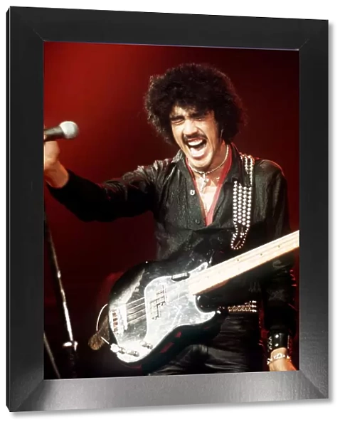 Phil Lynott lead singer of the Pop Group Thin Lizzy