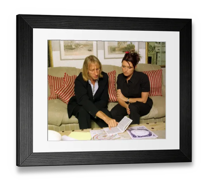 Framed Print : Justin Toper astrologer and actress Tina Hobley June 1998 Mirror astrologer Justin Toper Framed Print : Justin Toper astrologer and actress Tina Hobley June 1998 Mirror astrologer Justin Toper