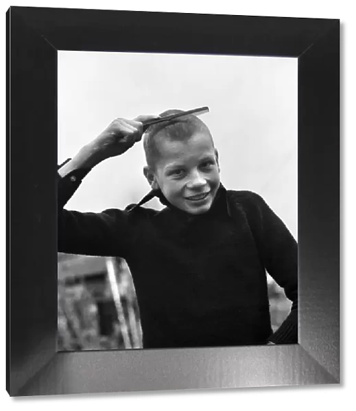 Boy  /  Skinhead  /  Shaven  /  Hair: Gary Brown, 14, of St. MaryIs Street, Winchester