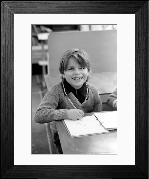 Framed Print : Unusual: Children. Fire Eater. 9 year old Tony Walls. Tony Walls at his studies in Framed Print : Unusual: Children. Fire Eater. 9 year old Tony Walls. Tony Walls at his studies in