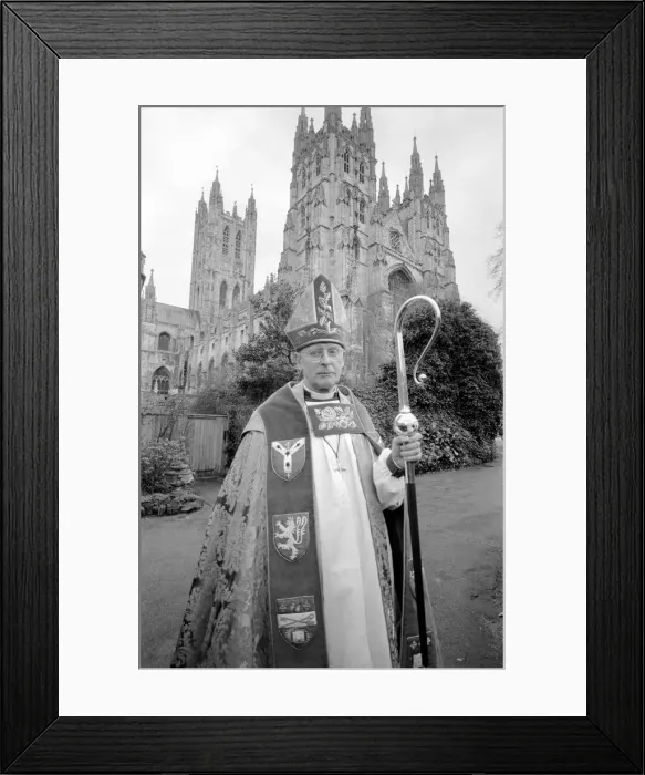 Framed Print : Dr. Donald Coggan to be enthroned as the 101st Archbishop of Canterbury Framed Print : Dr. Donald Coggan to be enthroned as the 101st Archbishop of Canterbury