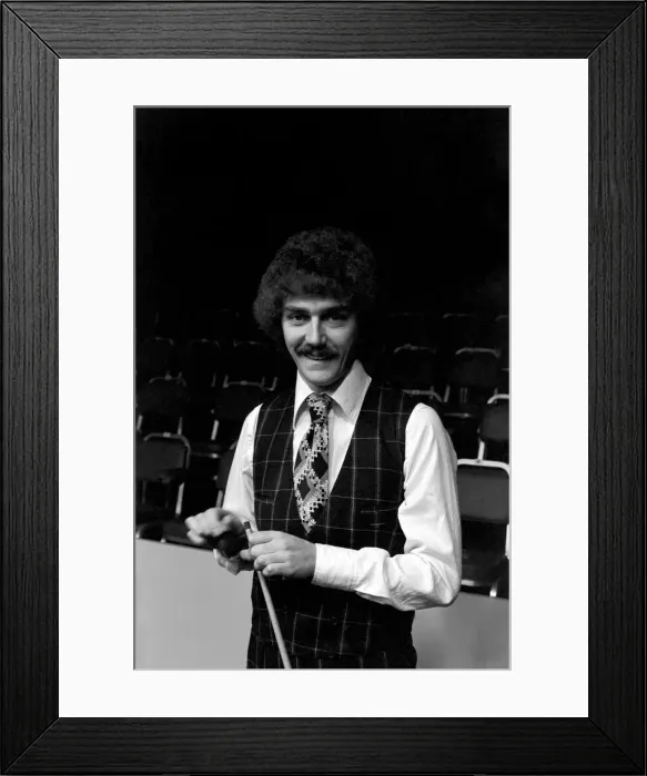 Framed Print : Canadian snooker player Cliff Thorburn in action during a tournament Framed Print : Canadian snooker player Cliff Thorburn in action during a tournament