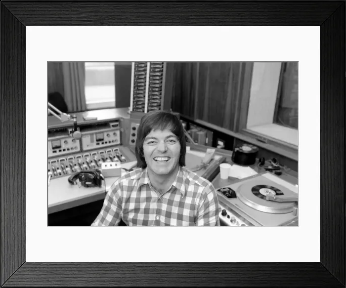 Framed Print : D. Js Tony Blackburn and Johnny Walker. January 1975 75-00233 Framed Print : D. Js Tony Blackburn and Johnny Walker. January 1975 75-00233