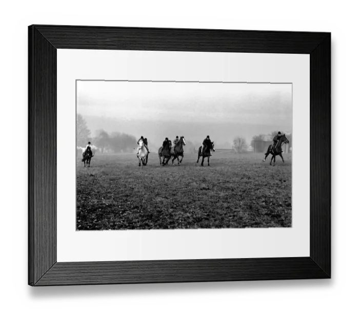 Framed Print : School for training jockey. The apprentices training centre for jockeys is at Kenilworth