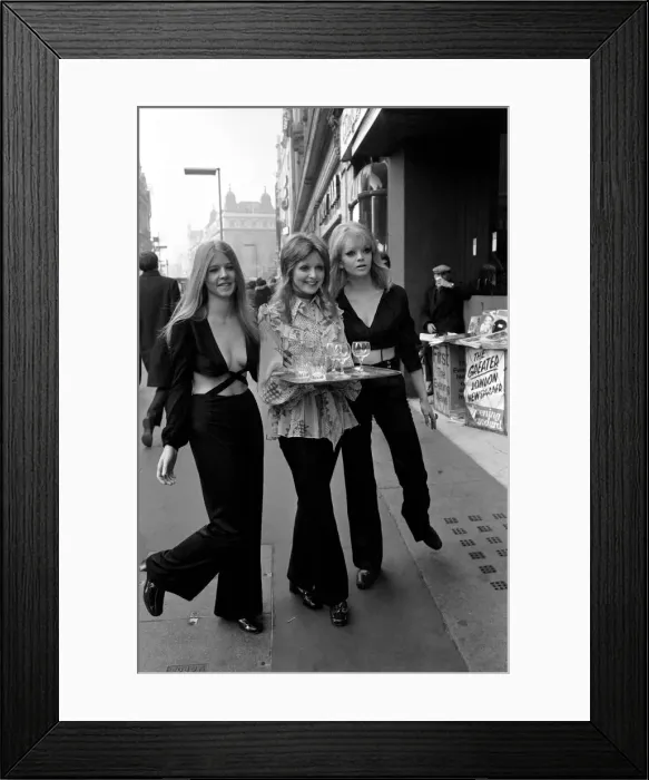 Framed Print : The Waitress - 1970 Style: A new restaurant - night club called Bumburs Framed Print : The Waitress - 1970 Style: A new restaurant - night club called Bumburs