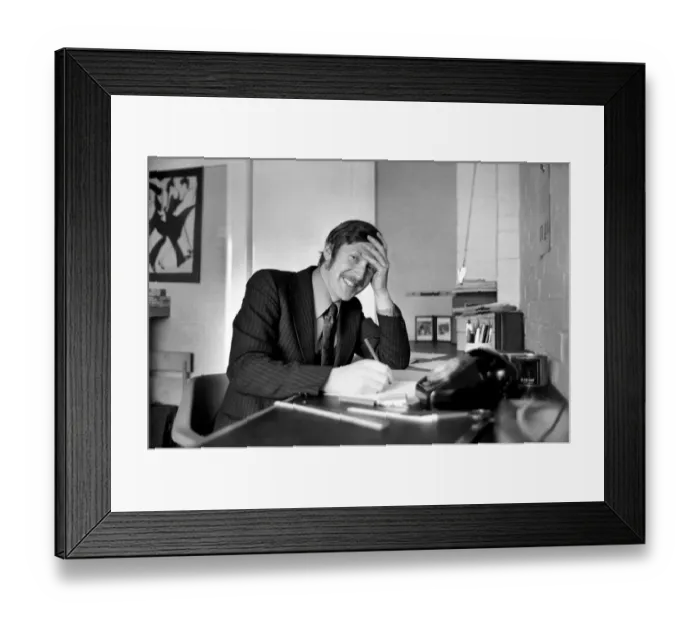 Framed Print : Unusual: National Optimism Revival Movement: Norman Garner President of Norm