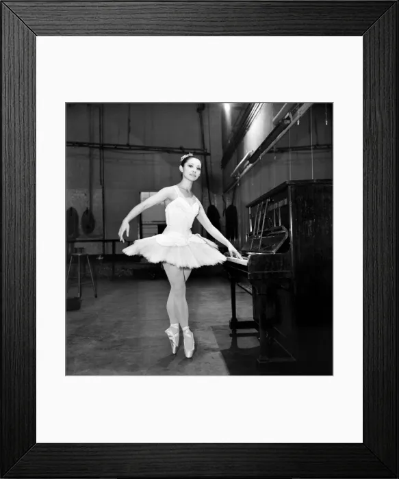 Framed Print : Japanese Ballet Dancer: Noriko Ohara. Four feet ten inches tall Framed Print : Japanese Ballet Dancer: Noriko Ohara. Four feet ten inches tall
