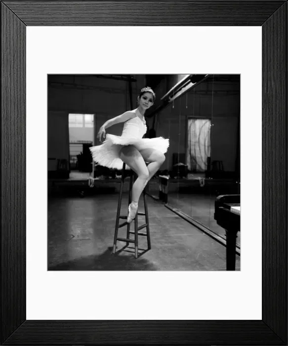 Framed Print : Japanese Ballet Dancer: Noriko Ohara. Four feet ten inches tall Framed Print : Japanese Ballet Dancer: Noriko Ohara. Four feet ten inches tall