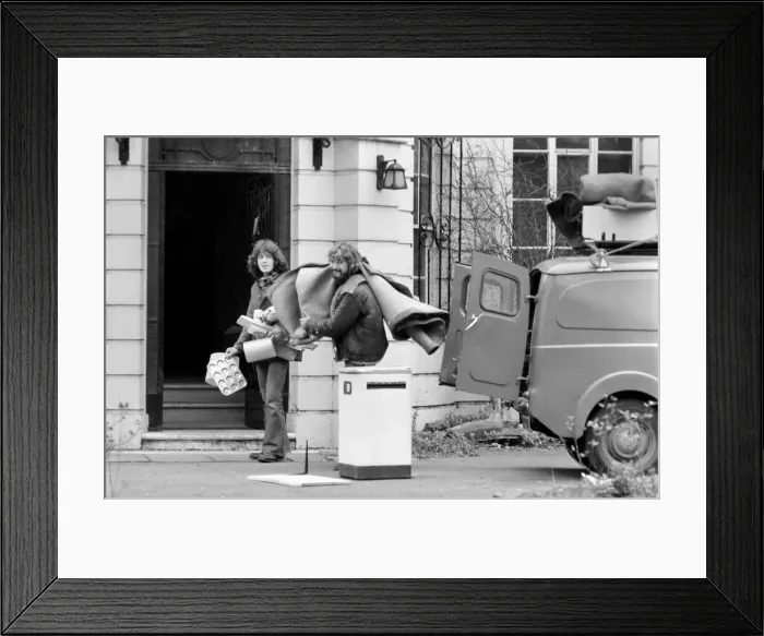 Framed Print : Squatters: The kitchen sink as well'. Even a kitchen sink Framed Print : Squatters: The kitchen sink as well'. Even a kitchen sink