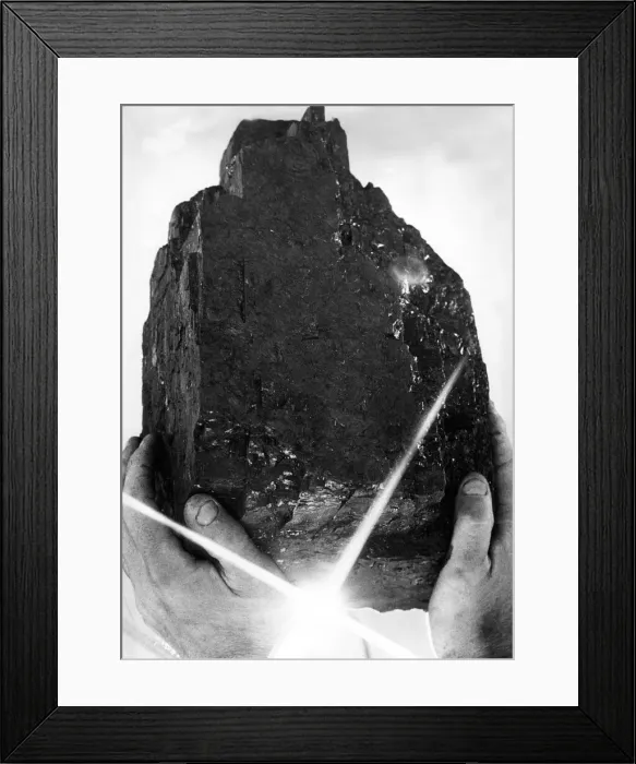 Framed Print : A large lump of coal Framed Print : A large lump of coal