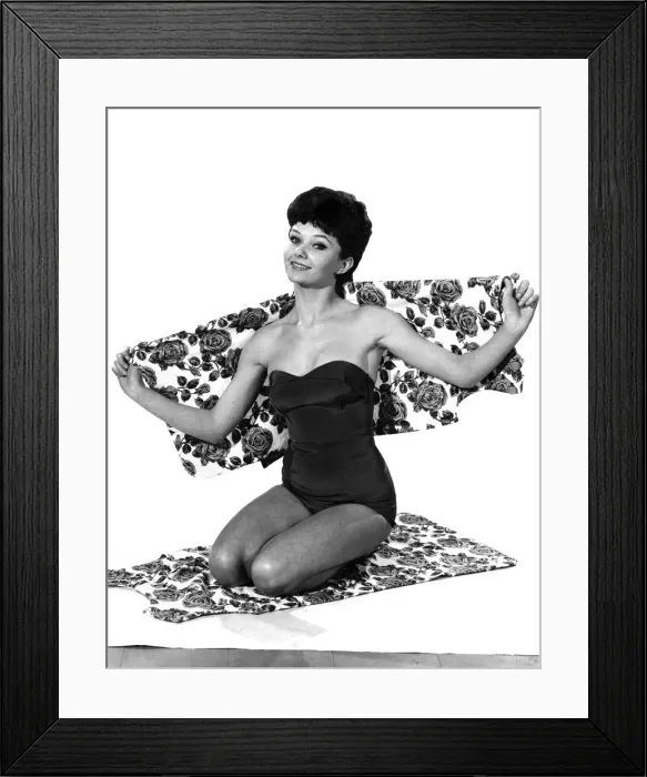 Framed Print : Reveille Fashions: Meriel Weston. May 1961 P006362
