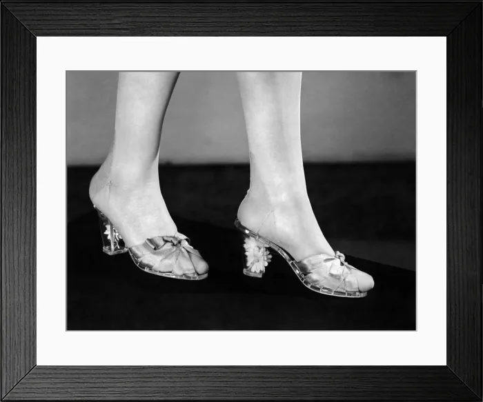 Framed Print : Latest slipper parade in London has been sheer joy to British women. Circa 1962 Framed Print : Latest slipper parade in London has been sheer joy to British women. Circa 1962