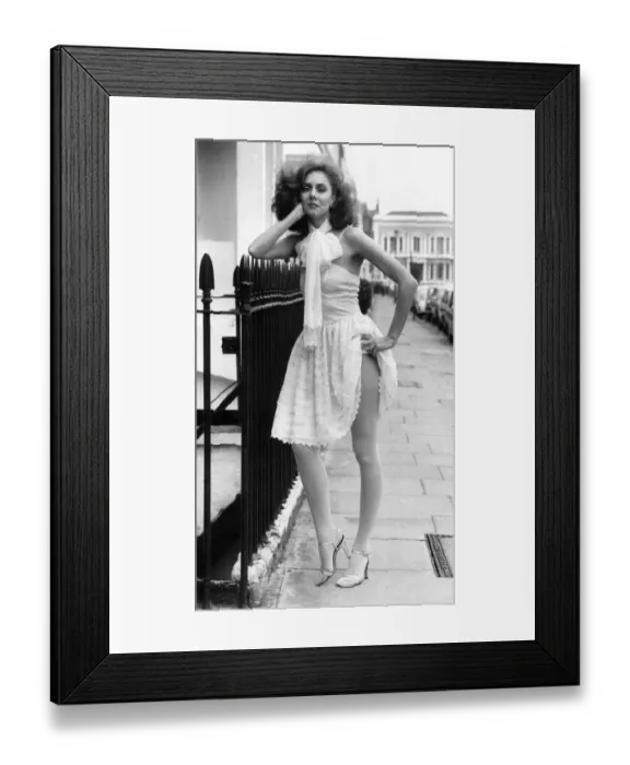 Framed Print : Return of the thigh life: The mini-skirt is back in fashion, leggier than ever
