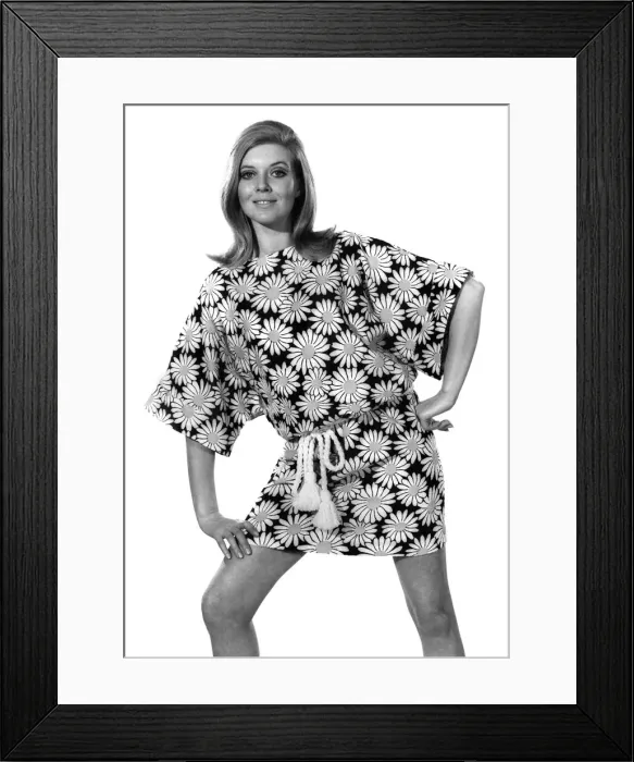Framed Print : Reveille Fashions 1967: Maureen Walker. March 1967 P006303 Framed Print : Reveille Fashions 1967: Maureen Walker. March 1967 P006303