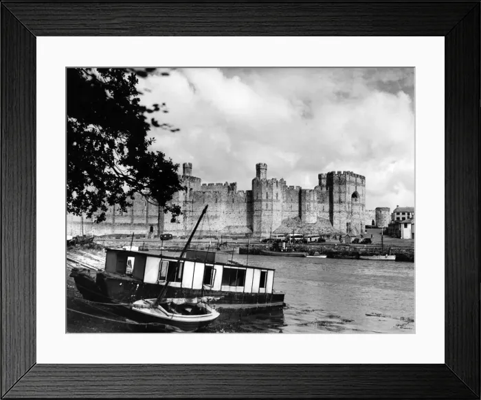Framed Print : Caernarfon Castle. September 1950 Framed Print : Caernarfon Castle. September 1950