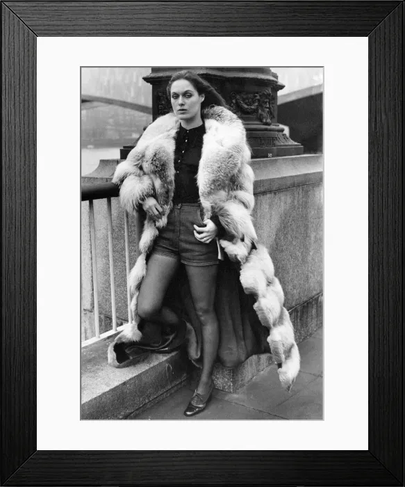Framed Print : Hot Pants Fashion. January 1971 P006412 Framed Print : Hot Pants Fashion. January 1971 P006412