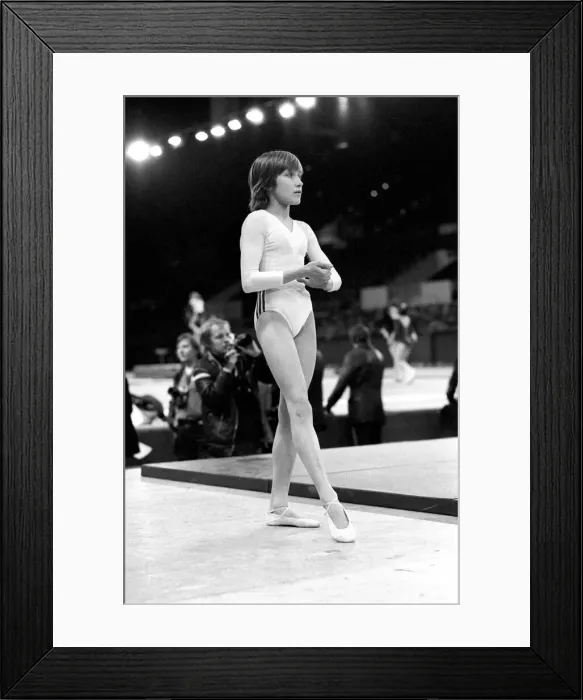 Framed Print : Competitors in the Champions All'Gymnastics competition at Wembley Framed Print : Competitors in the Champions All'Gymnastics competition at Wembley