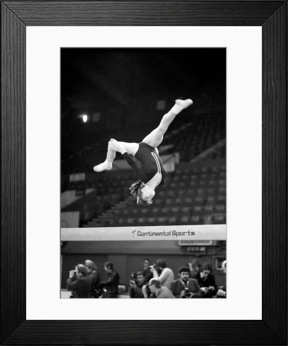 Framed Print : Competitors in the Champions All'Gymnastics competition at Wembley Framed Print : Competitors in the Champions All'Gymnastics competition at Wembley